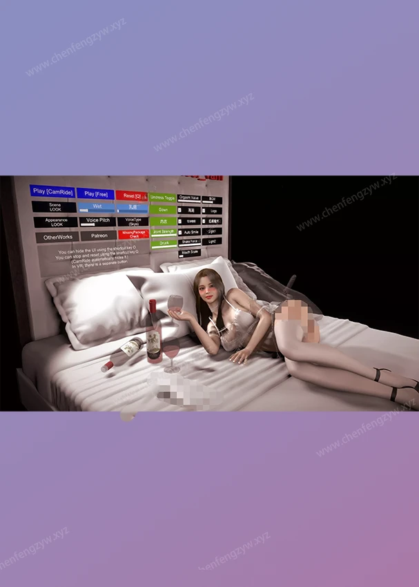 【vam场景】WhiteBed_5.